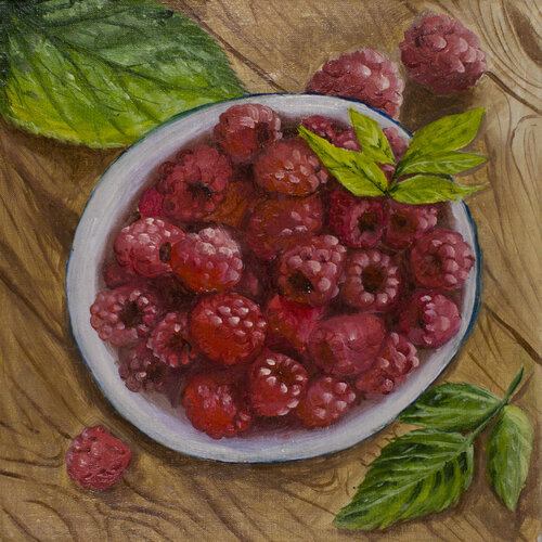Raspberry Reverie von Karina Kopteva, Malerei kaufen auf Singulart