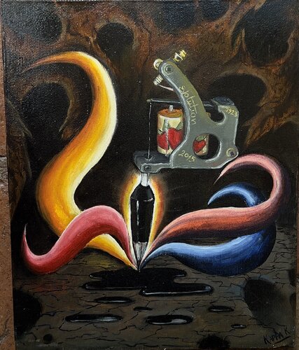 Whispers of the Serio River par Karina Kopteva, Peinture en vente sur Singulart