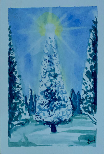 Winter Radiance von Karina Kopteva, Malerei kaufen auf Singulart