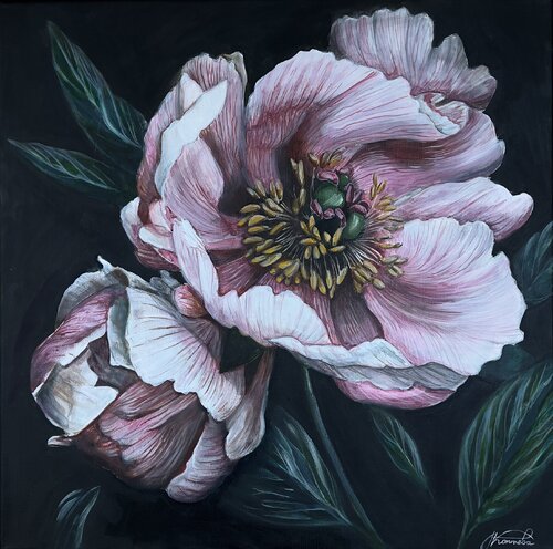 Velvet Petal Reverie von Karina Kopteva, Malerei kaufen auf Singulart