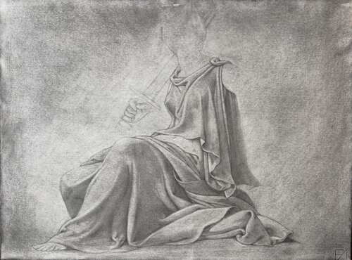Turning Silence by Karina Kopteva, Drawing for Sale on Singulart