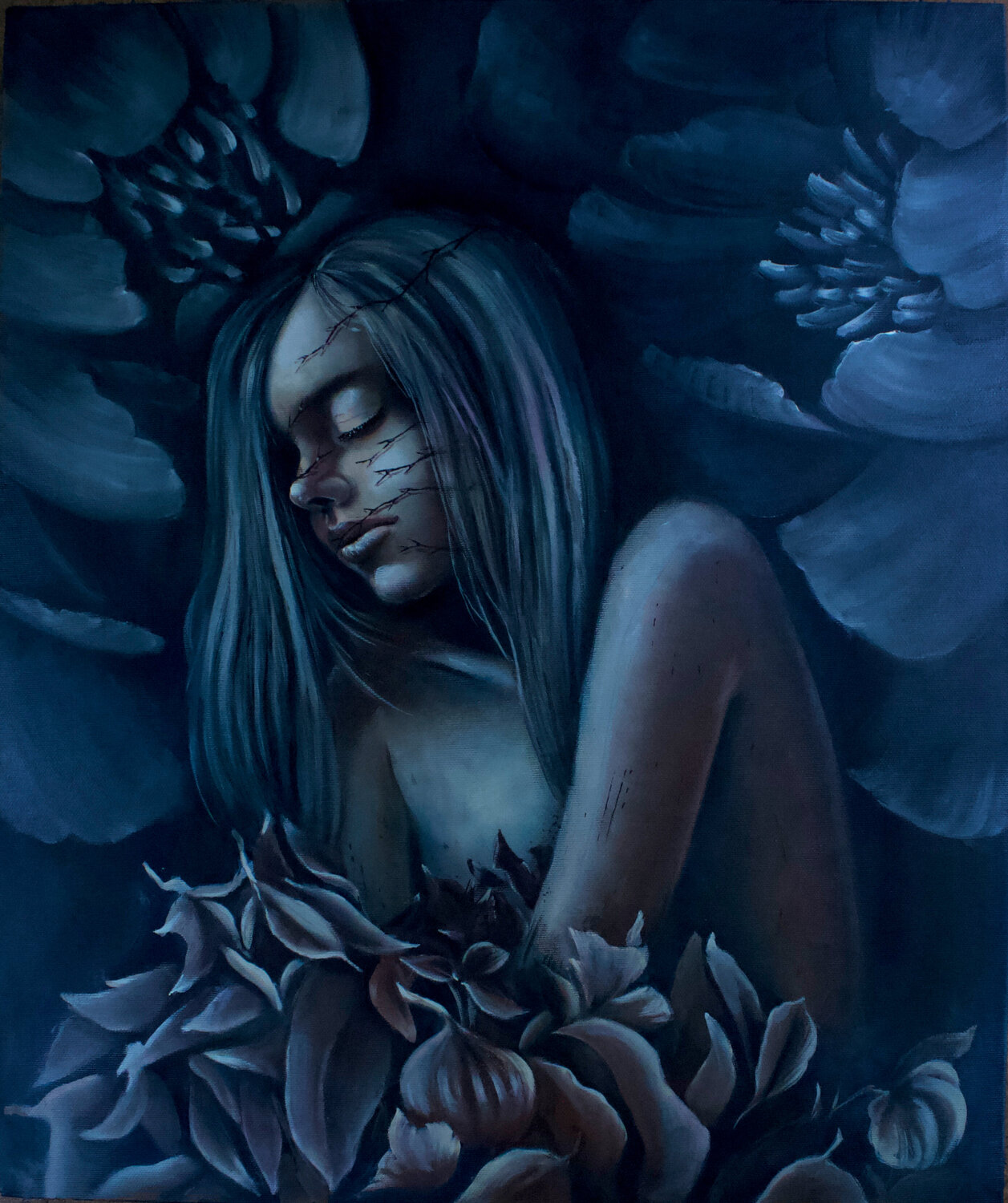 Fioritura fantasma Karina Kopteva Originalgemälde zu verkaufen