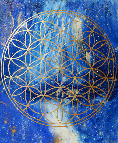 Flower of Life VIII. di Sarah I. Avni, Pittura in vendita su Singulart