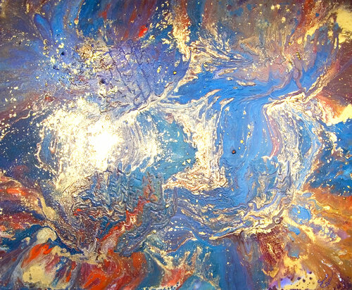 A Moment in All Dimensions II. van Sarah I. Avni, Schilderij te koop op Singulart