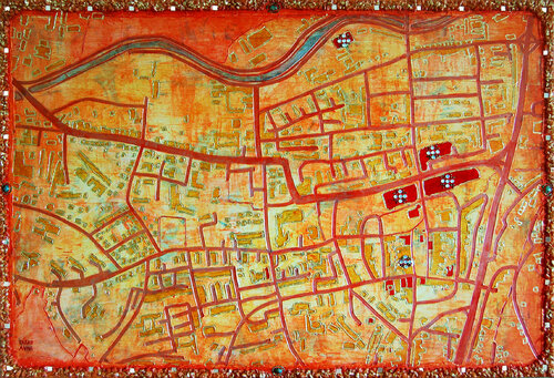 Athens I. van Sarah I. Avni, Schilderij te koop op Singulart