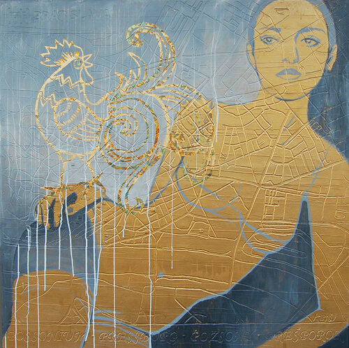 Bratislava I. van Sarah I. Avni, Schilderij te koop op Singulart