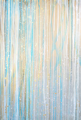Golden Rain V. by Sarah I. Avni, Painting for Sale on Singulart