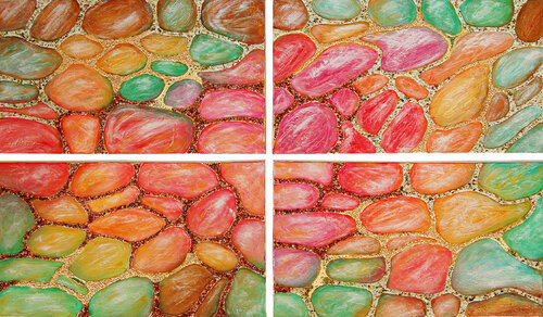 Emerald Plate par Sarah I. Avni, Peinture en vente sur Singulart