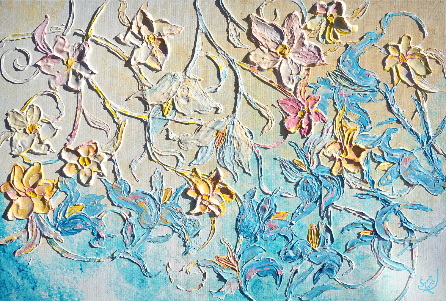 Flavour of Nature's Zephyr I. Sarah I. Avni Originalgemälde zu verkaufen