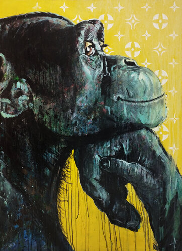Thoughts of Bananas de Daniel Heinz, Pintura a la venta en Singulart
