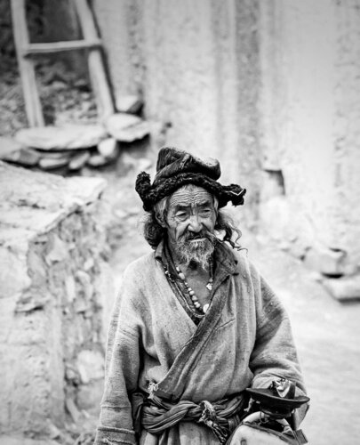 The Old Ladakhi by Olivier Schram, Photography for Sale on Singulart