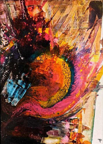 Vortex chromatique von Tatyana Tretyakova, Malerei kaufen auf Singulart
