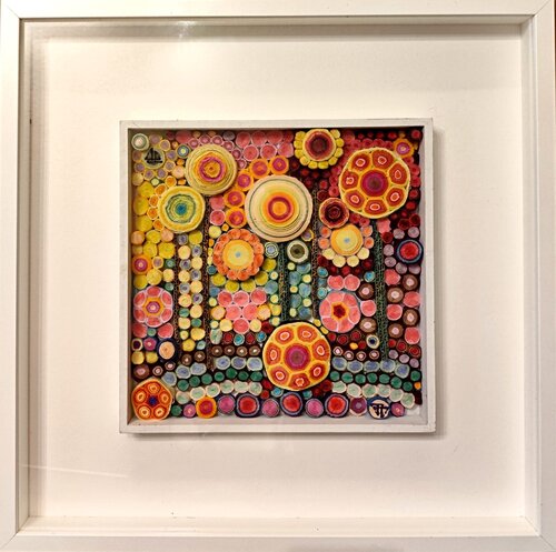 Jardin fleuri par Tatyana Tretyakova, Œuvre sur papier en vente sur Singulart