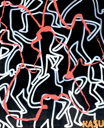 (dis)connected van Helena Kaschurow, Schilderij te koop op Singulart