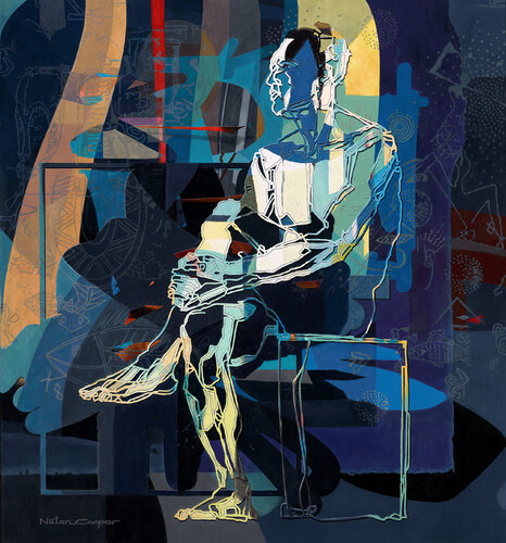 " THOUGHTS " van Natan Cooper, Schilderij te koop op Singulart