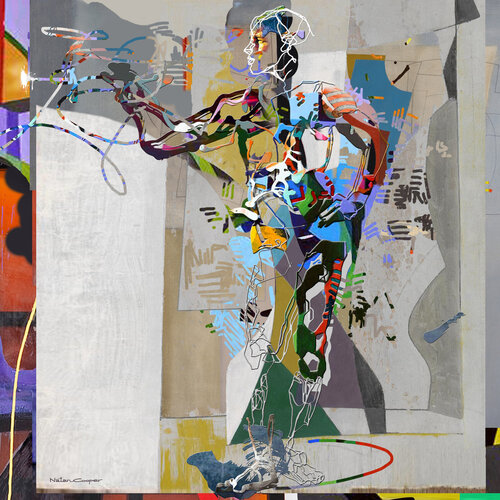 THE PAINTER di Natan Cooper, Pittura in vendita su Singulart