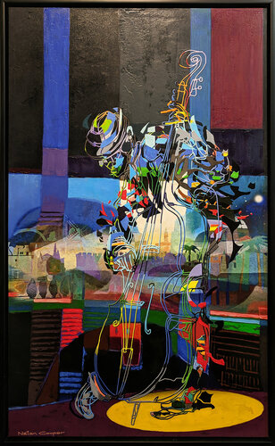 " CONTRABASS " van Natan Cooper, Schilderij te koop op Singulart