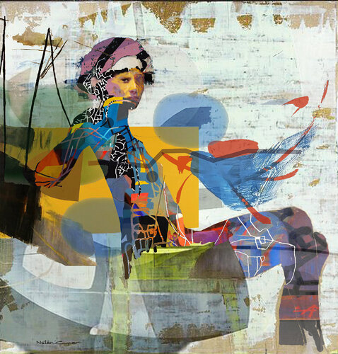 SUNSET van Natan Cooper, Schilderij te koop op Singulart