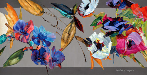 FLOWERS van Natan Cooper, Schilderij te koop op Singulart