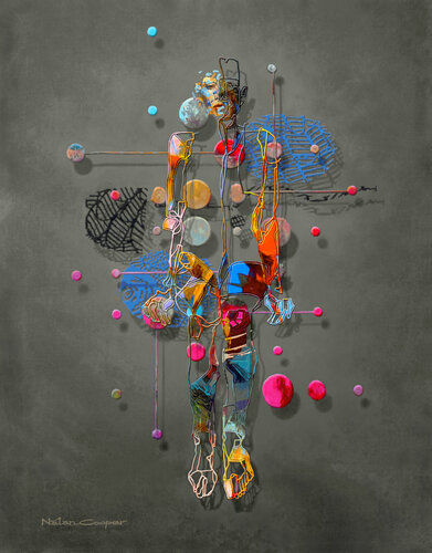 Sitting figure di Natan Cooper, Stampa in vendita su Singulart