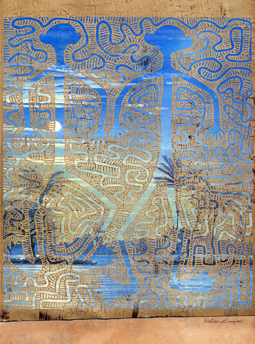 Human embroidery von Natan Cooper, Druck kaufen auf Singulart