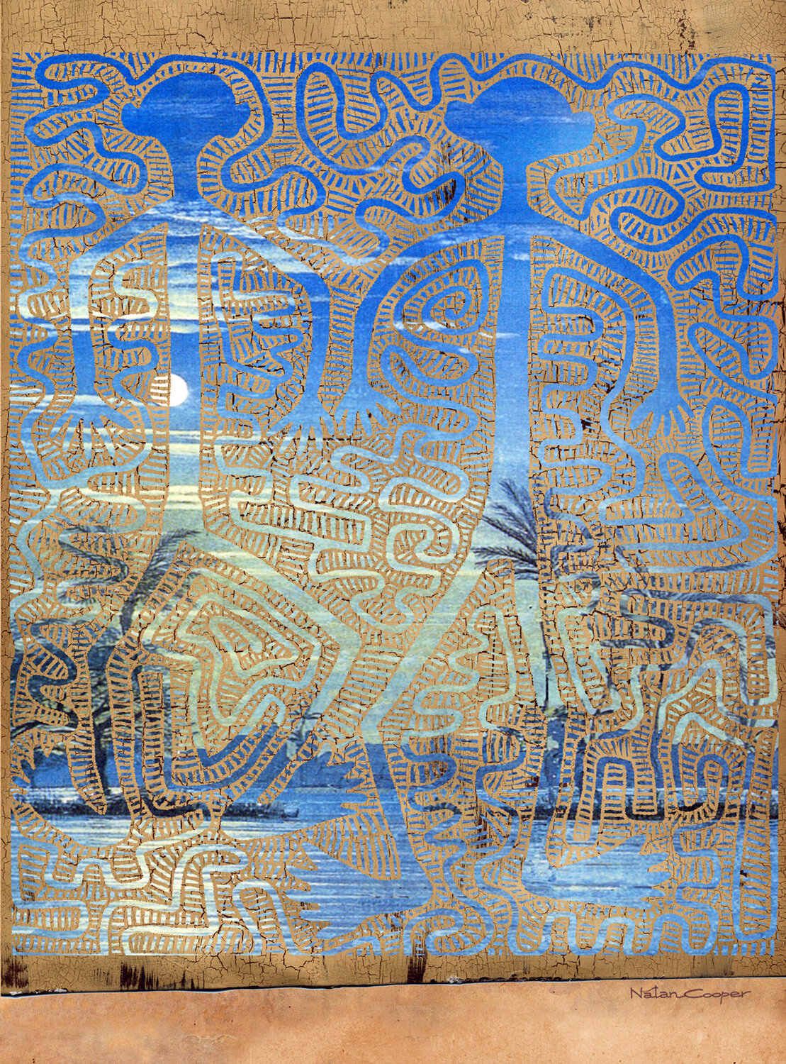 Human embroidery Natan Cooper