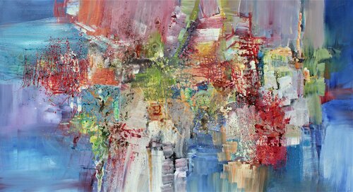 L. v. Beethoven, String Trio in D major Op. 9. No.2 van Ernestine Tahedl, Schilderij te koop op Singulart