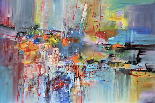 Johannes Brahms, Piano Concerto No. 2 in B-flat van Ernestine Tahedl, Schilderij te koop op Singulart