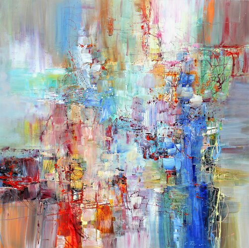 Anton Bruckner, Motet:  Ava Maria van Ernestine Tahedl, Schilderij te koop op Singulart