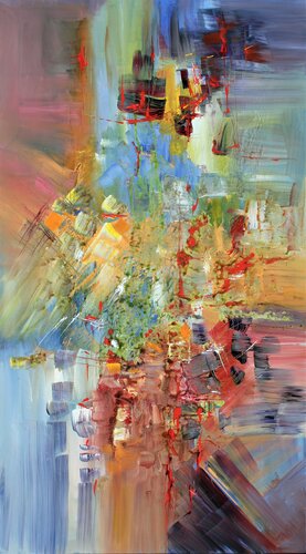 L. v. Beethoven, String Trio in D-major Op.9 No.2 van Ernestine Tahedl, Schilderij te koop op Singulart