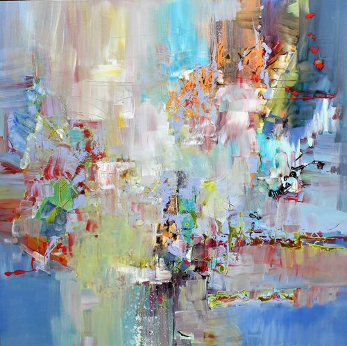 F. Schubert, String Quintet in C - major, Adagio van Ernestine Tahedl, Schilderij te koop op Singulart