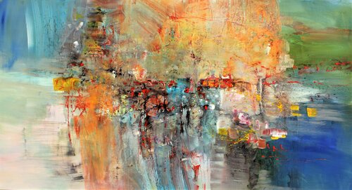 F. Schubert, String Quintet in C major, Scherzo by Ernestine Tahedl, 油畫 for Sale on Singulart