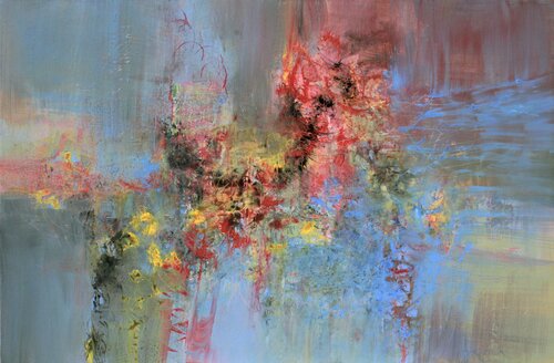 Franz Schubert, Sonata in  G- minor van Ernestine Tahedl, Schilderij te koop op Singulart