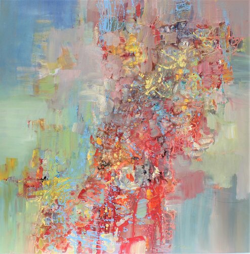 L. v. Beethoven, Triple Concerto, Allegretto II van Ernestine Tahedl, Schilderij te koop op Singulart