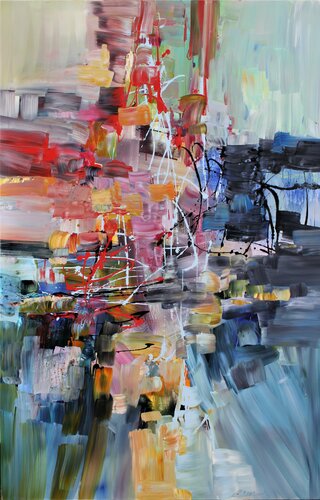 Anton Bruckner, Symphony No. 7, Finale van Ernestine Tahedl, Schilderij te koop op Singulart