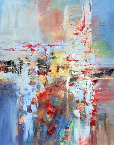 W.A. Mozart, Mass in C- minor, Gloria by Ernestine Tahedl, 油畫 for Sale on Singulart