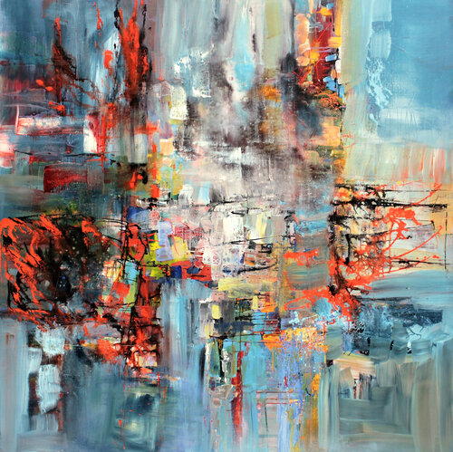 J. Brahms, String Sextet No. 1 di Ernestine Tahedl, Pittura in vendita su Singulart