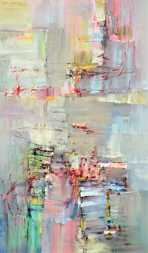 J.S. Bach, Partita No. 1 in B flat major van Ernestine Tahedl, Schilderij te koop op Singulart