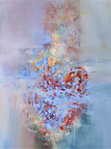 J.S. Bach, Partita No. 1, Duet par Ernestine Tahedl, Peinture en vente sur Singulart