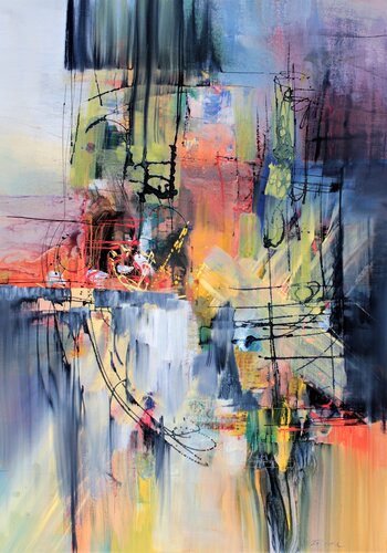 Anton Bruckner, Mass No. 2 in E-minor by Ernestine Tahedl, Painting for Sale on Singulart