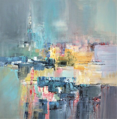 J.S. Bach, Christmas Oratorio, Bereite Dich... by Ernestine Tahedl, 油畫 for Sale on Singulart