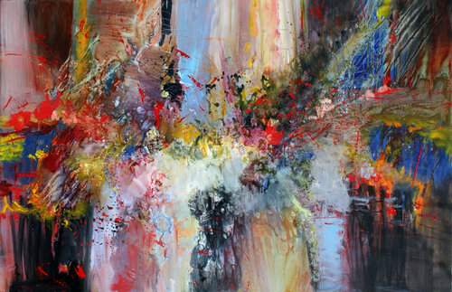 D. Shostakovitch, String Quartet No. 4 di Ernestine Tahedl, Pittura in vendita su Singulart