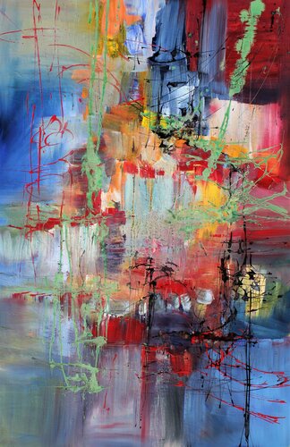 Dmitri Shostakovitch, Symphony No.  5 van Ernestine Tahedl, Schilderij te koop op Singulart