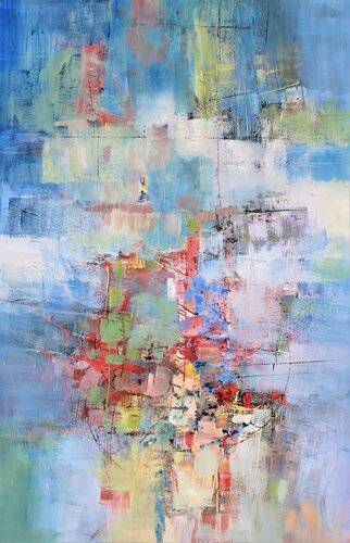 Olivie Messian, Vocalise von Ernestine Tahedl, Malerei kaufen auf Singulart