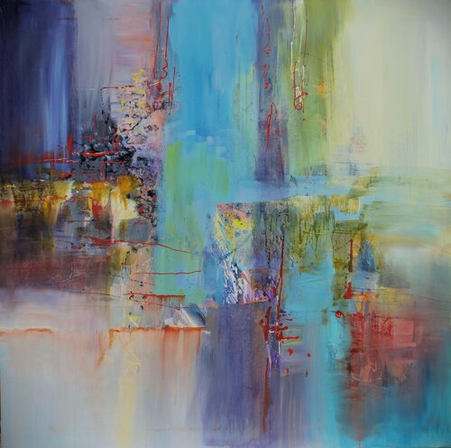 Franz Schubert, Mass No.2,  Credo van Ernestine Tahedl, Schilderij te koop op Singulart