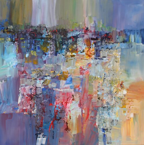 Franz Schubert, Fantasie for Violin and Piano van Ernestine Tahedl, Schilderij te koop op Singulart