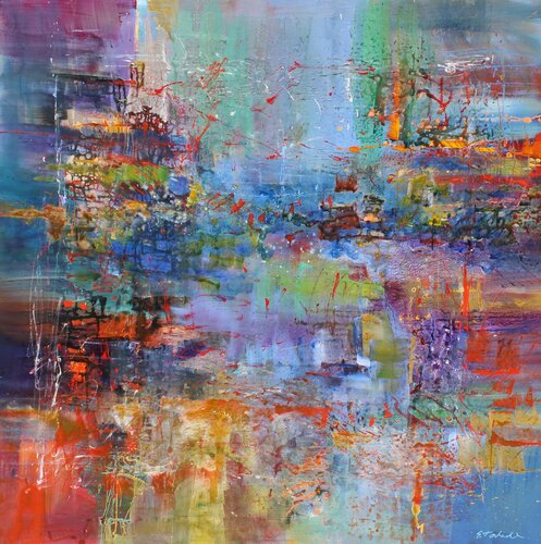 Anton Bruckner, Mass No. 1 in D-minor van Ernestine Tahedl, Schilderij te koop op Singulart