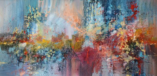 Anton Bruckner, Locus Iste van Ernestine Tahedl, Schilderij te koop op Singulart