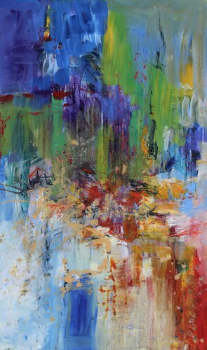 Franz Schubert, The Death and the Maiden, Scherzo by Ernestine Tahedl, 油畫 for Sale on Singulart