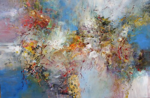 J. Haydn, String Quartet No. 63, Sunrise by Ernestine Tahedl, 油畫 for Sale on Singulart